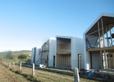 Imagen casas en construcción con el sistema Walluminium